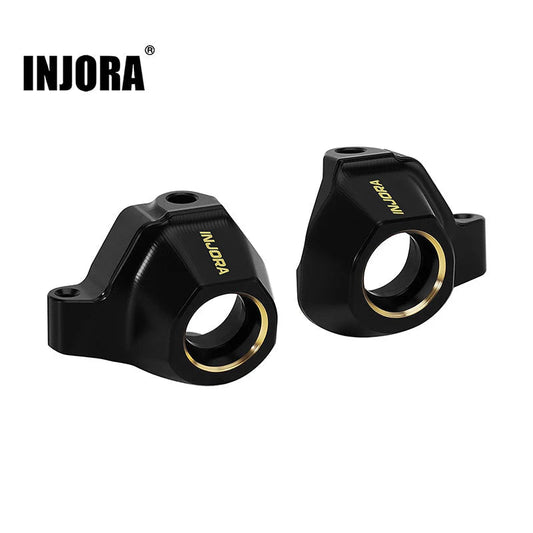 INJORA Black Brass Steering Knuckles for 1/30 Axial SCX30 INJORA