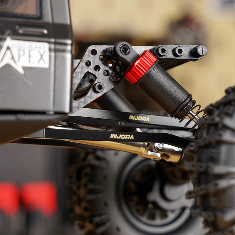 INJORA Black Brass High Clearance Links for 1/18 Redcat Ascent-18 APEX INJORA