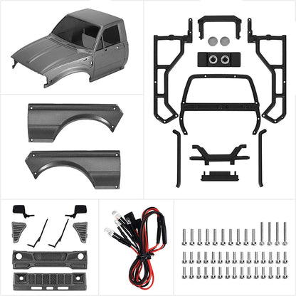 INJORA IR60-24 Pickup Hard Body for 1/24 SCX24 C10 JLU Bronco Base Camp