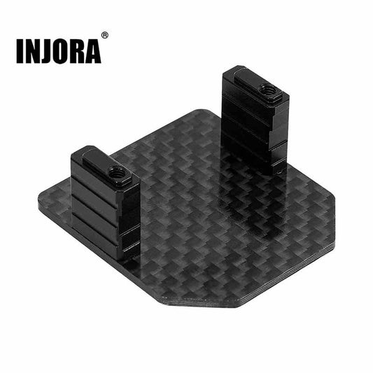 INJORA Carbon Fiber & Aluminum Servo Mount for 1/16 Arrma Mojave Grom 1/12 Losi Nascar