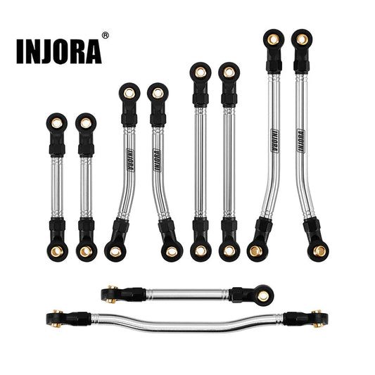 INJORA Stainless Steel High Clearance Links & Steering Links Set for 1/18 HPI Venture18 INJORA