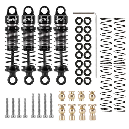 INJORA 40mm Big Bore Oil Shocks for 1/24 SCX24 FCX24M