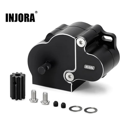 INJORA CNC Aluminum Complete Transmission Gearbox for 1/10 SCX10 SCX10 II