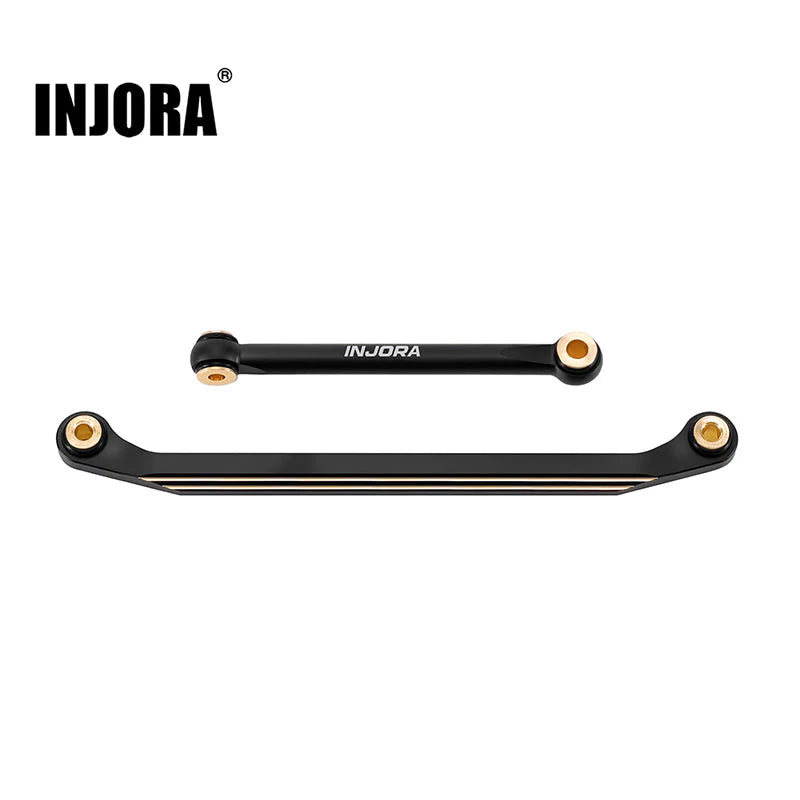 INJORA Black Brass Steering Links for 1/18 Redcat Ascent-18 (APEX) INJORA