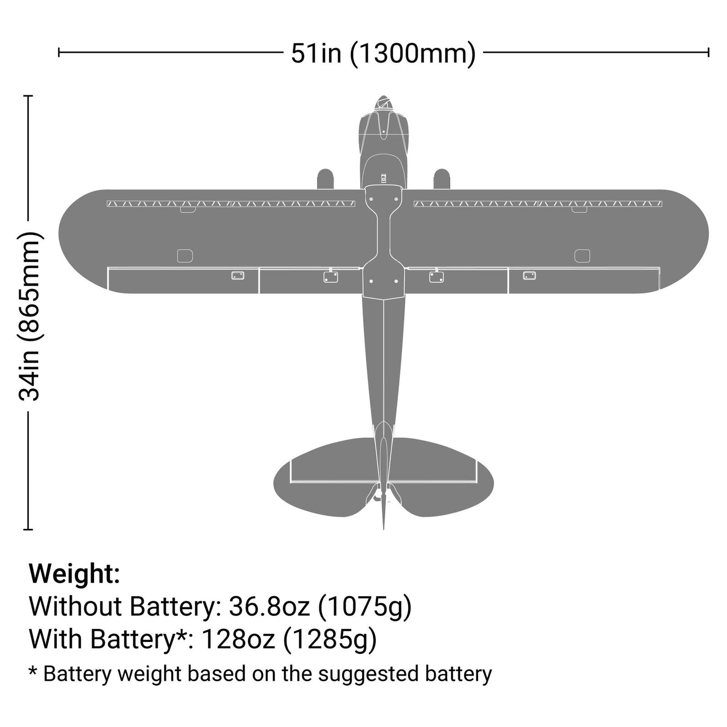 Carbon Cub S 2 1.3m RTF Basic