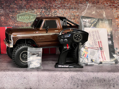 *** Pre-Owned *** Traxxas TRX4 High Trail F150, Brown (Shelf Queen)