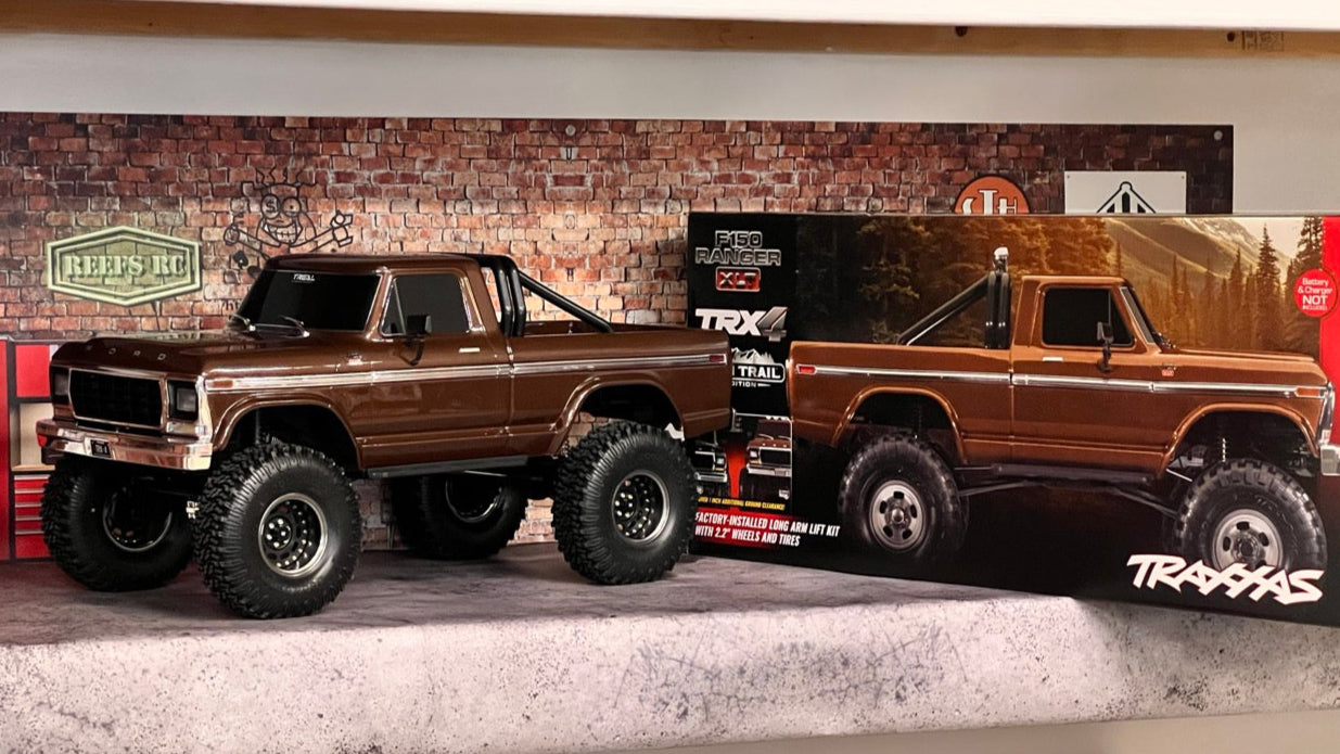 *** Pre-Owned *** Traxxas TRX4 High Trail F150, Brown (Shelf Queen)