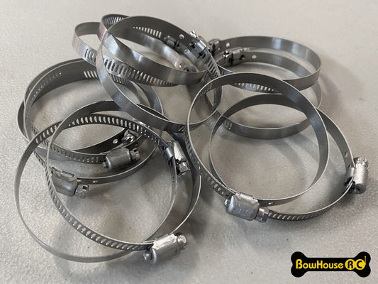 Hose Clamps for Big Bore Motor Mount