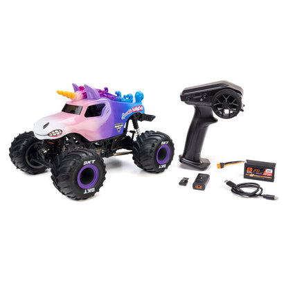 1/18 Mini LMT Sparkle Smash 2S 4X4 RTR Brushed Monster Truck (Battery & Charger Included) Losi