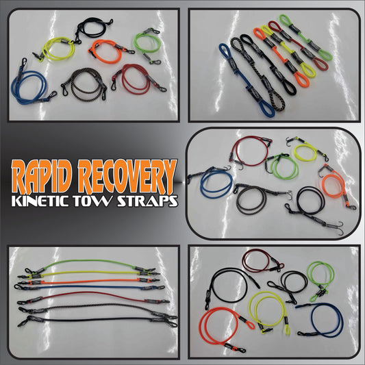 Rapid Recovery Kinetic Tow Strap 20" With Clasp