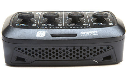S44 Micro 4-port AC/DC 1S LiPo Charger Spektrum
