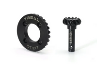 TREAL Overdrive Gears Set Diff Ring & Pinion Gears 12T/27T for Redcat GEN9, GEN8, and Ascent Crawler-Overdrive 28%
