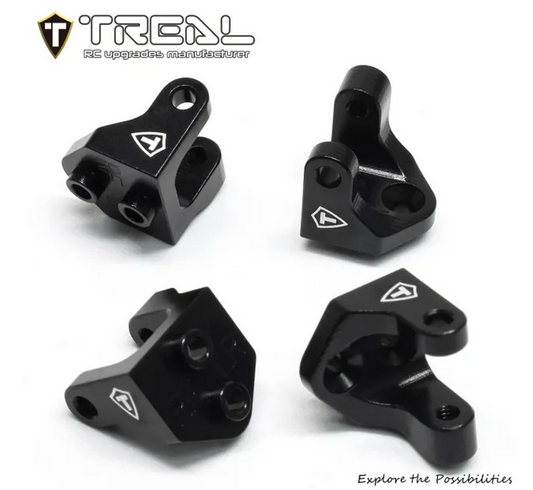 TREAL Aluminum 7075 Shock Mounts Set (4) for 1/18 Mini LMT Monster Truck Brackets