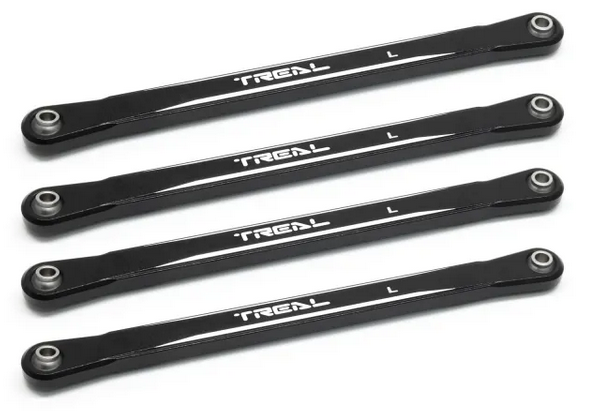 Treal Hobby TRX4M Upper Links Set  4pcs  Aluminum 7075 Upper Chassis 4 Links Green 1356716