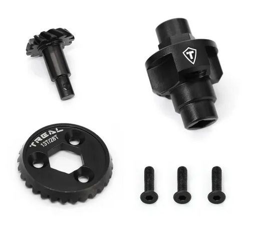 Treal Hobby Axial UTB18 Heavy Duty Steel Axle Overdrive Set w/Spool (13T/28T) (17% Overdrive)
