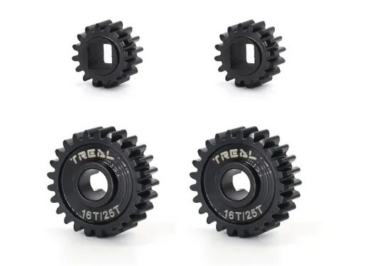 TREAL UTB18 Capra Overdrive Portal Gears 16T/25T Harden Steel Gears Compatible with Axial 1/18 UTB18