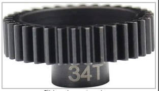34T - HRANSG3234  Steel Pinion Gear, 34 Tooth, 32 Pitch, 5mm Bore