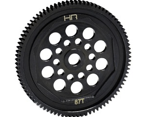 RAEDR887T  Hardened Steel Spur Gear, 87 Tooth / 48 Pitch, for Associated T4/B4/Enduro
