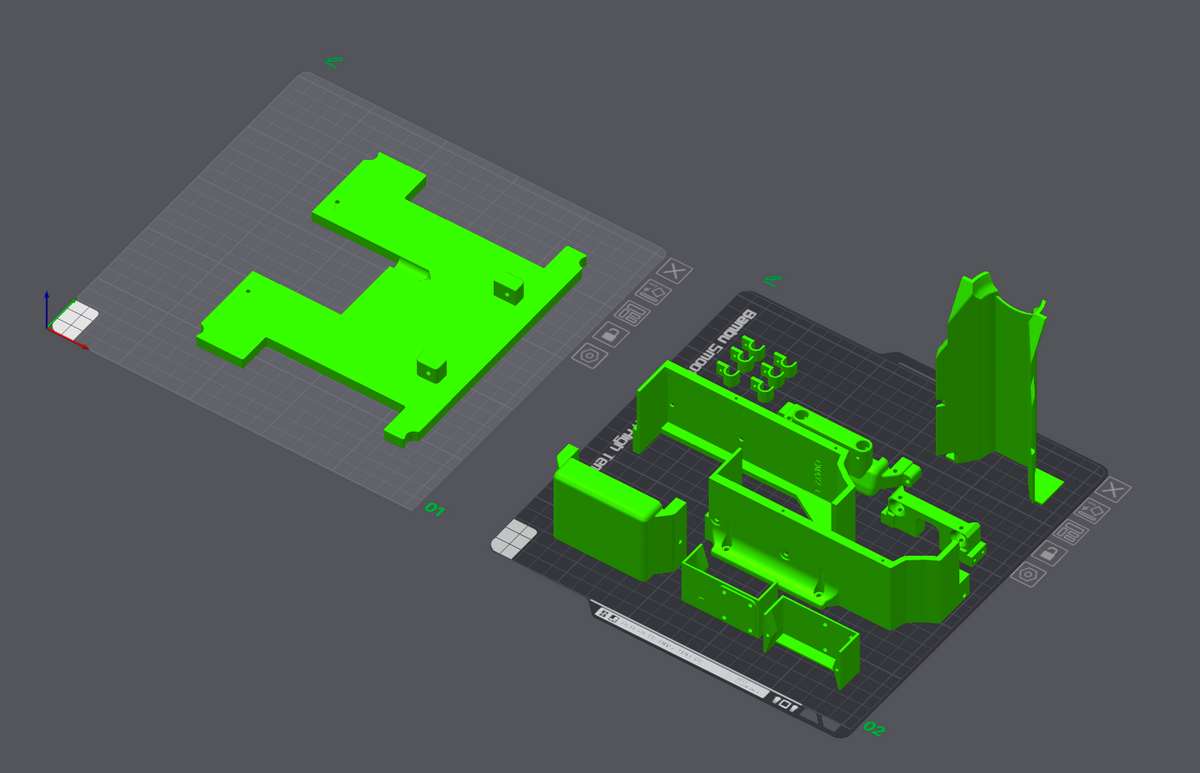 CMAX2 Chevy Pickup Mount Set (3D Print) GCM Racing
