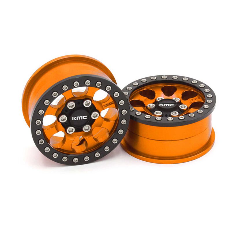 1/10 KMC KM237 Riot Beadlock Front/Rear 1.9 Rock Crawler Wheels