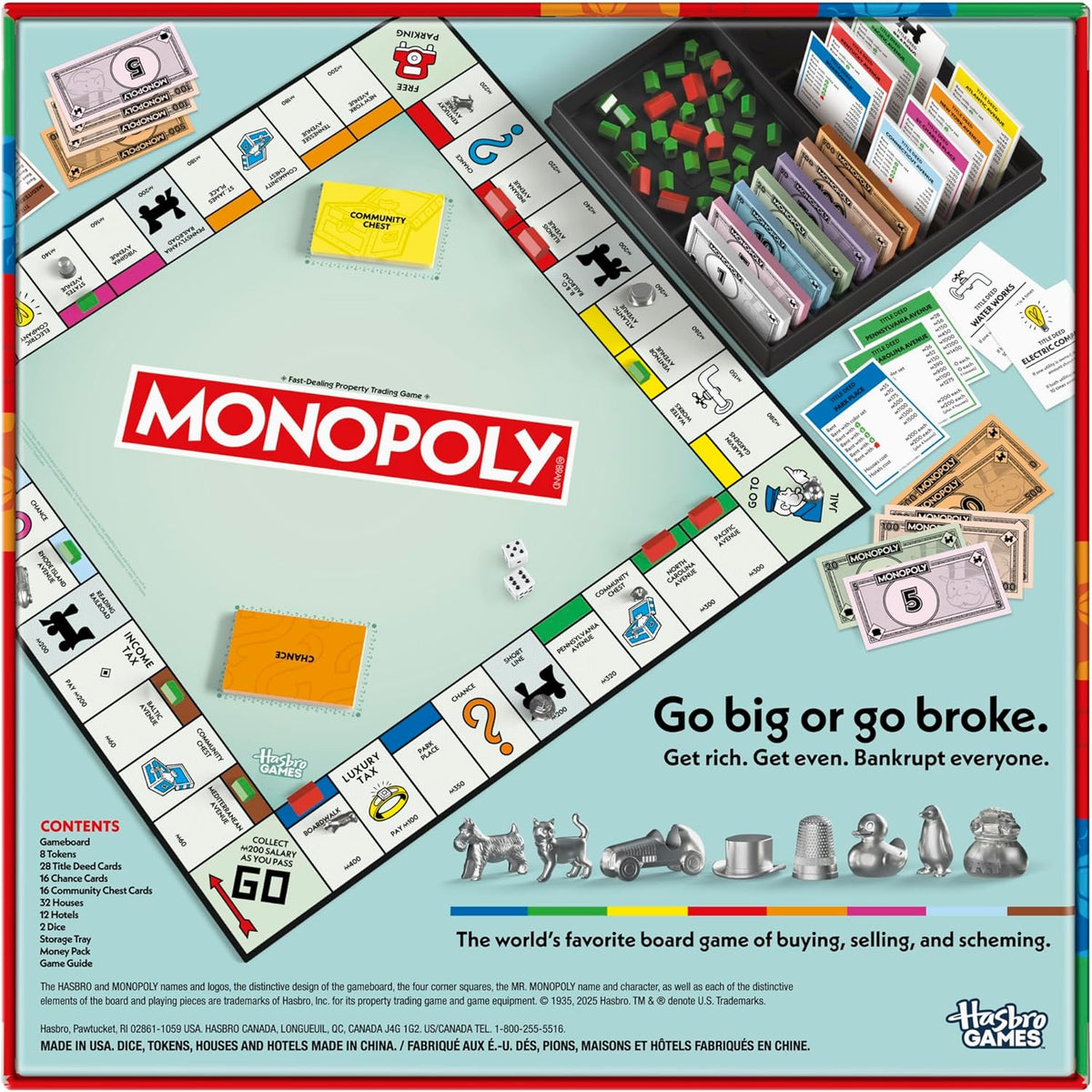 Monopoly Classic Board Game (Refresh) SHD