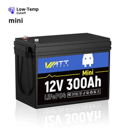 WattCycle 12V 300Ah Mini LiFePO4 Battery