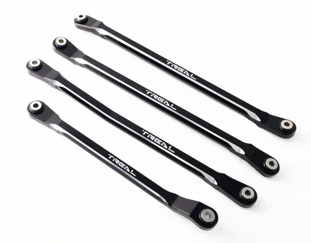 TREAL SCX6 Upper Links Set (4) Aluminum 7075 Rod Link Replacements for Axial SCX6