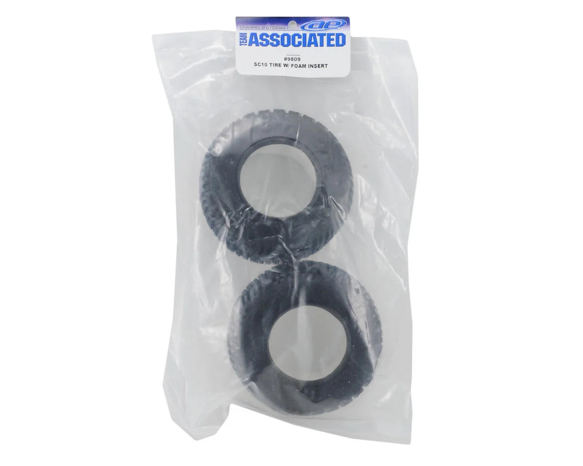 Team Associated Short Course Truck Tire w/Foam Insert ASC9809