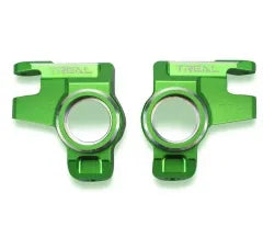 TREAL SCX6 Steering Knuckles L/R Front Hubs CNC Machined Aluminum 7075 for Axial SCX6 AR90 Upgrades