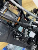 TREAL SCX6 Servo Mount Aluminum 7075 CNC Machined, Adjustable Size for Bigger Servo Full-Support Servo Bracket Compatible with Axial SCX6
