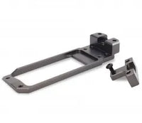 TREAL SCX6 Servo Mount Aluminum 7075 CNC Machined, Adjustable Size for Bigger Servo Full-Support Servo Bracket Compatible with Axial SCX6