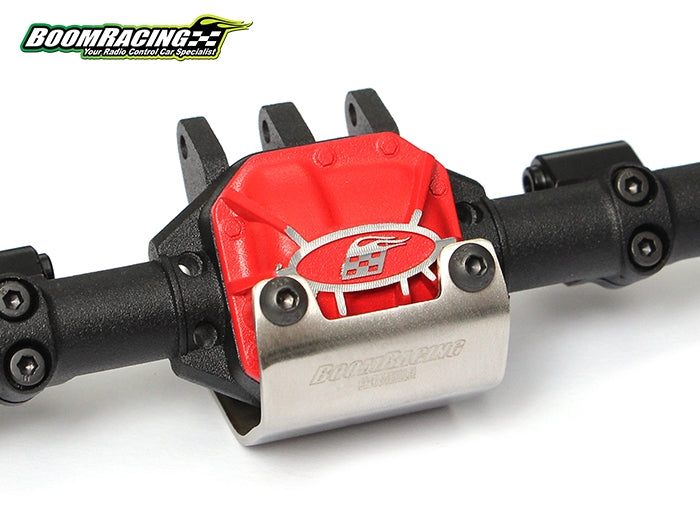 Boom Racing Complete Front Assembled AR44 PHAT™ Axle w/ BADASS Universal Shafts [RECON G6 The Fix Certified] for Axial SCX10 II Boom Racing