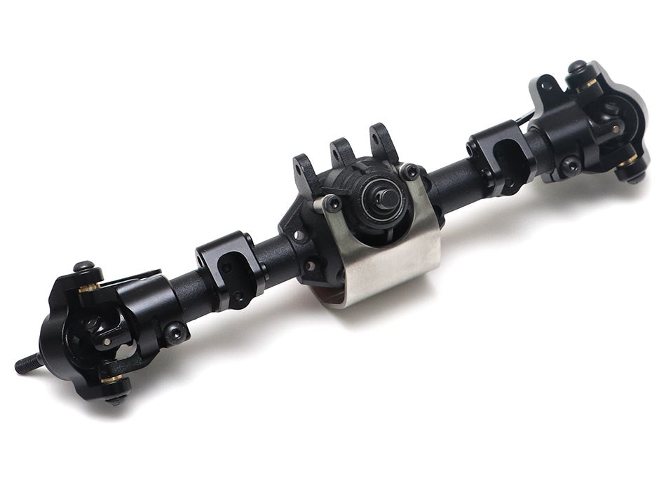 Boom Racing Complete Front Assembled AR44 PHAT™ Axle w/ BADASS Universal Shafts [RECON G6 The Fix Certified] for Axial SCX10 II Boom Racing