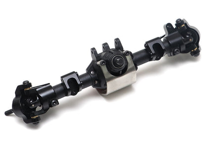 Boom Racing Complete Front Assembled AR44 PHAT™ Axle w/ BADASS Universal Shafts [RECON G6 The Fix Certified] for Axial SCX10 II Boom Racing
