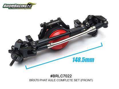 Boom Racing Complete Front Assembled BRX70 PHAT™ Axle Set w/ AR44 HD Gears