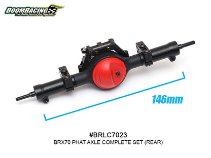 Boom Racing Complete Rear Assembled BRX70 PHAT™ Axle Set w/ AR44 HD Gears