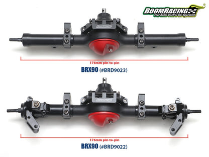 Boom Racing Complete Front Assembled BRX90 PHAT™ Axle Set w/ AR44 HD Gears