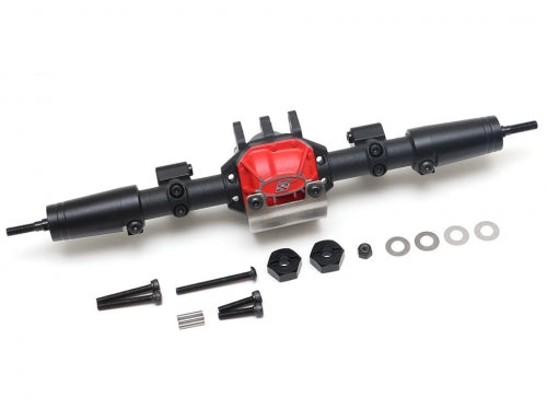 Boom Racing Complete Rear Assembled AR44 PHAT™ Axle w/ BADASS Rear Shafts [RECON G6 The Fix Certified] for Axial SCX10 II Boom Racing