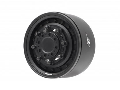 Boom Racing ProBuild™ 1.9" COMBAT Adjustable Offset Aluminum Beadlock Wheels (2) Matte Black