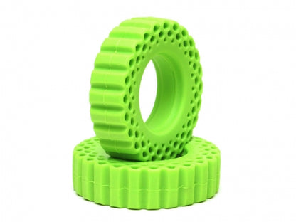 Boom Racing Rock Monster GREEN Silicone Tire Insert 3.38x0.91 (86x23mm) for 1.55" Baby Hustler / MAXGRAPPLER Tires (2)