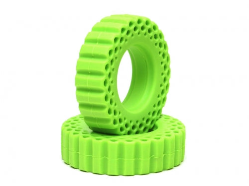 Boom Racing Rock Monster GREEN Silicone Tire Insert 3.38x0.91 (86x23mm) for 1.55" Baby Hustler / MAXGRAPPLER Tires (2)