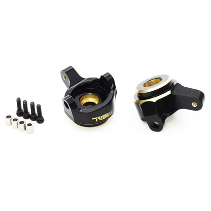 Treal Axial SCX24 Brass Front Steering Knuckles 10g for SCX24 Deadbolt C10 Betty Gladiator Brocon