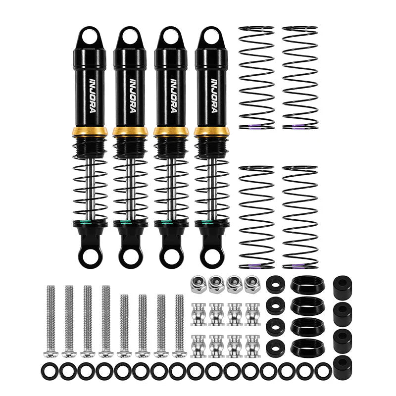 INJORA LS 59mm Aluminum Oil Shocks for 1/18 Redcat Ascent-18 HPI Venture18 INJORA
