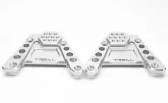 TREAL CNC Aluminum 7075 Rear Shock Towers for SCX6, Left/Right (2) pcs Hoops Bracket Mount Upgrades for 1/6 Axial SCX6