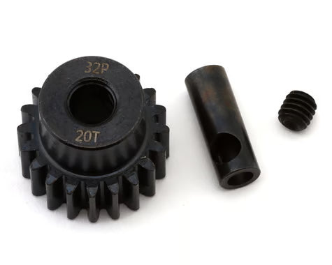 EcoPower Steel 32P Pinion Gear (Mod .8) (5mm Bore) (20T) w/3.17mm Reducer Sleeve ECO Power