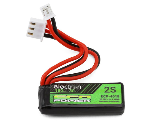 EcoPower "Electron" 2S 30C LiPo Battery Pack (7.4V/160mAh) (Axial® SCX30™) w/PH2.0 Connector Pro Tek RC