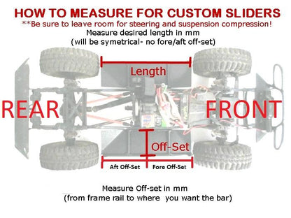 Element RC Enduro Sendero/Sendero HD Cab-Only Rock Sliders (Black)