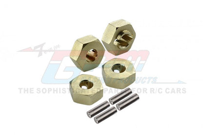 Axial Brass 3MM Thick Wheel Hex Hubs Set (AXI00003) for Axial AX24 XC-1