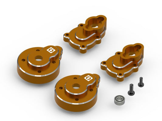 Venture18/CC Aluminum Portal Rear Hub Set (Orange / 2pcs)