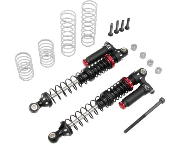 Hot Racing Aluminum 100mm Piggyback Shocks w/ Adjustable Rebound